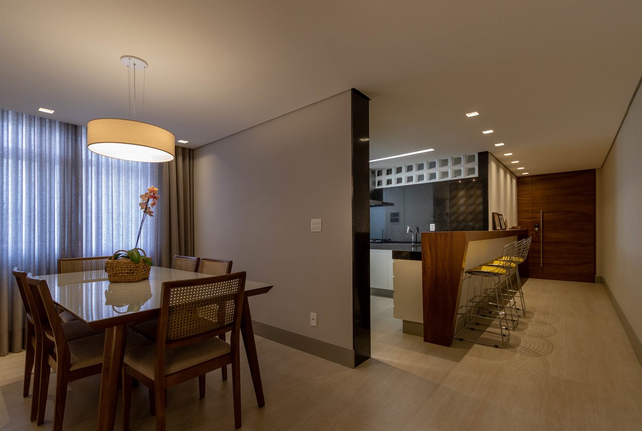 Forro de gesso, projeto residencial, Belo Horizonte