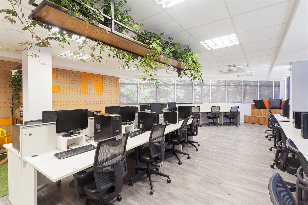 Forro modular, Faculdade Unimed, projeto corporativo e institucional, Belo Horizonte
