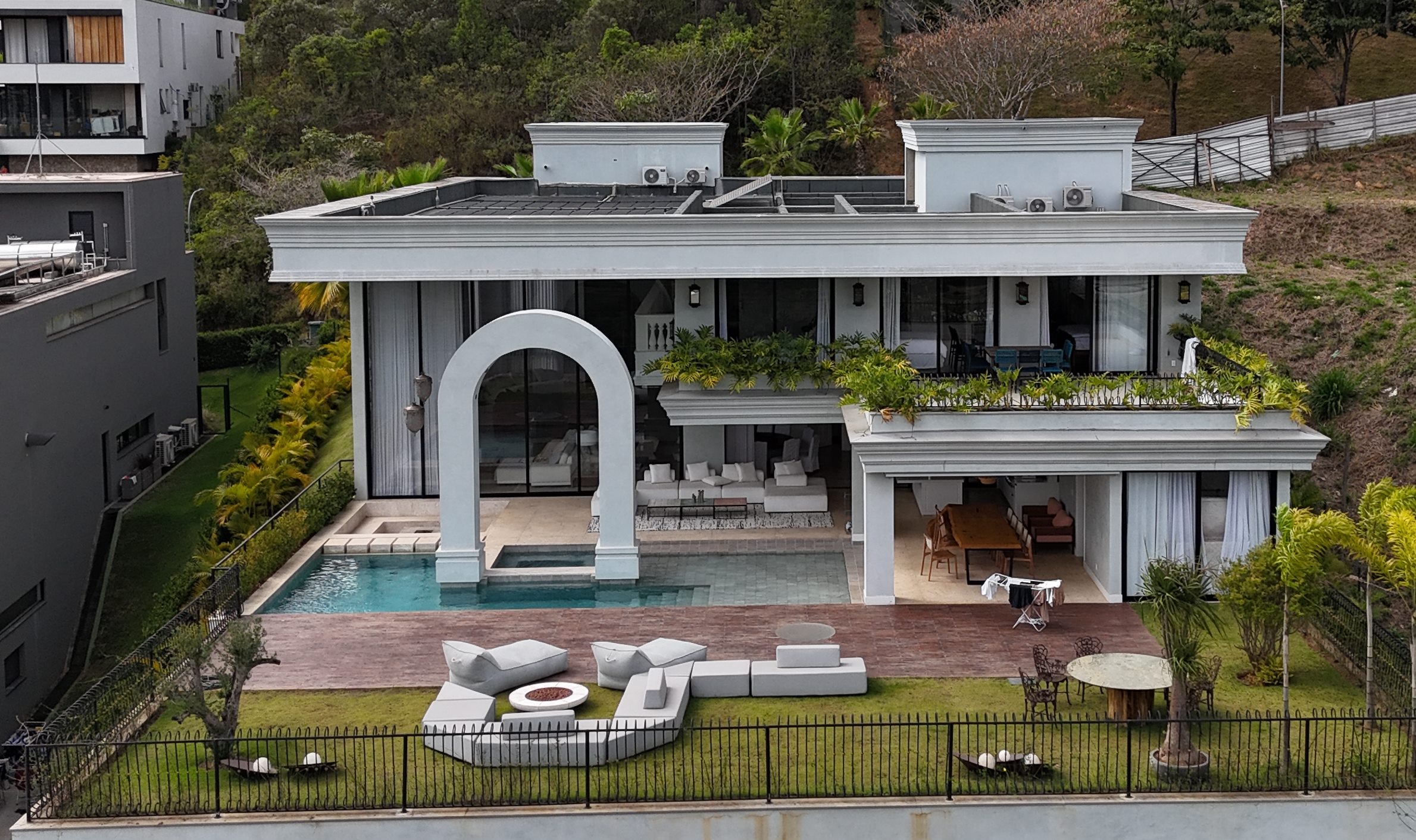 Residência executada em Light Steel Frame pela AGL, Casa Nova Lima, Belo Horizonte