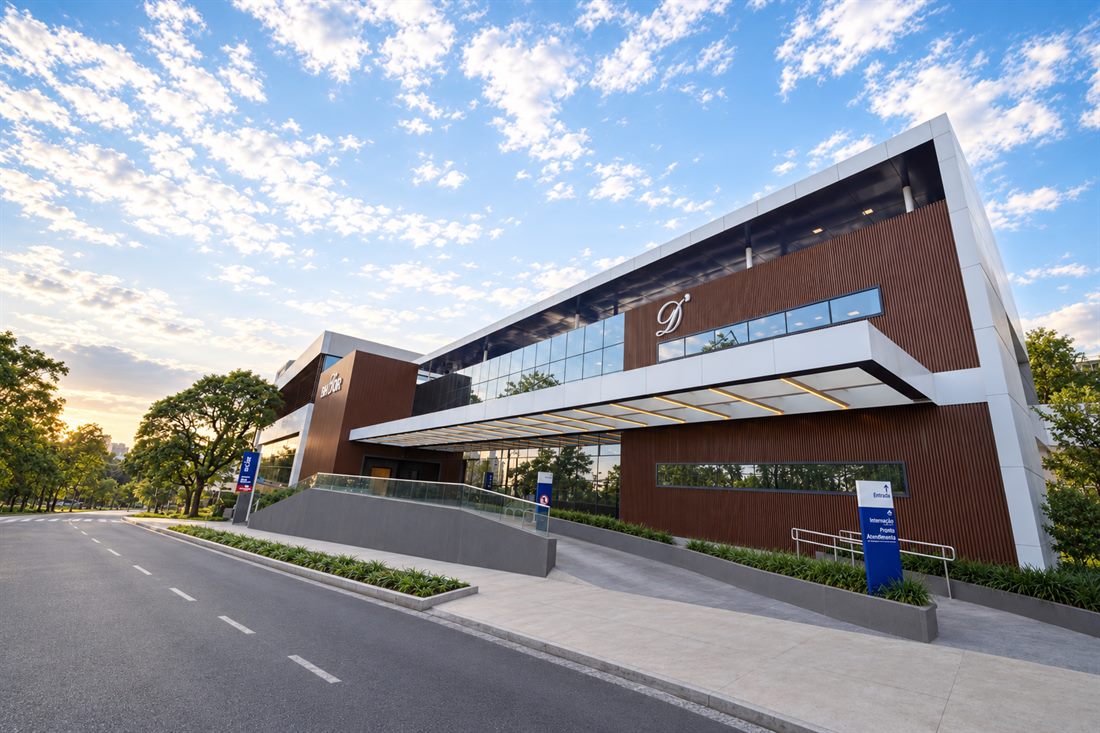 Hospital Biocor, drywall e forros executados pela AGL, Belo Horizonte