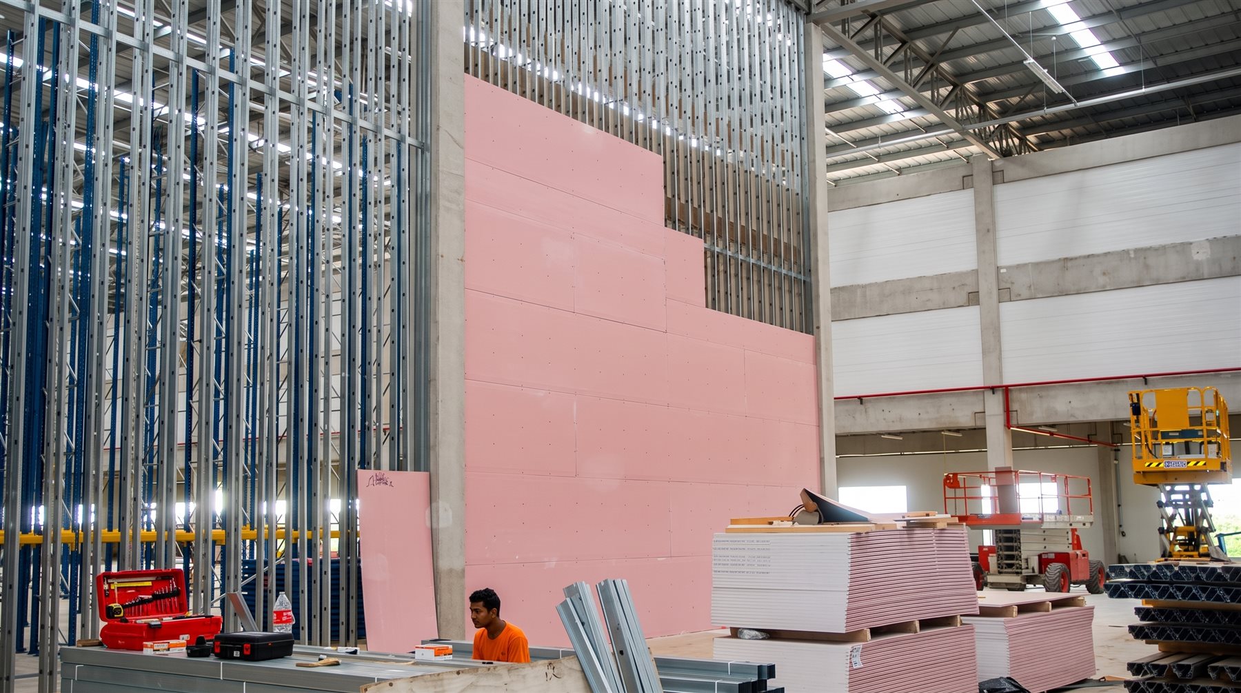 Compartimentação corta-fogo, instalação industrial, Belo Horizonte