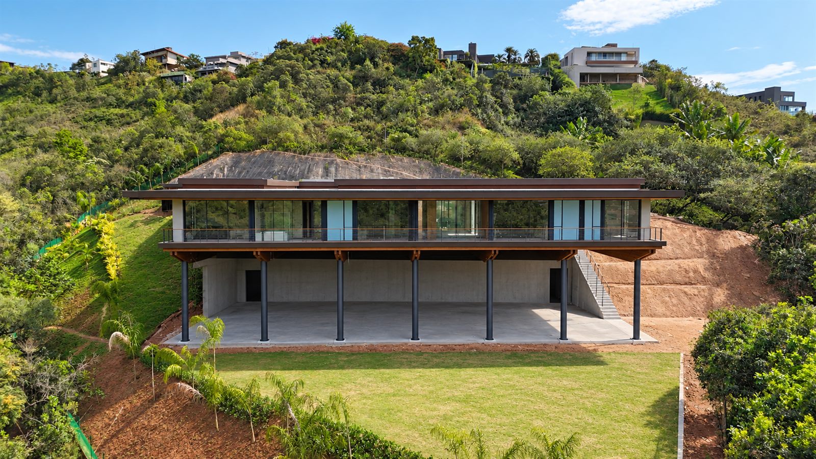 Casa em Light Steel Frame executada pela AGL, Vale dos Cristais, Belo Horizonte